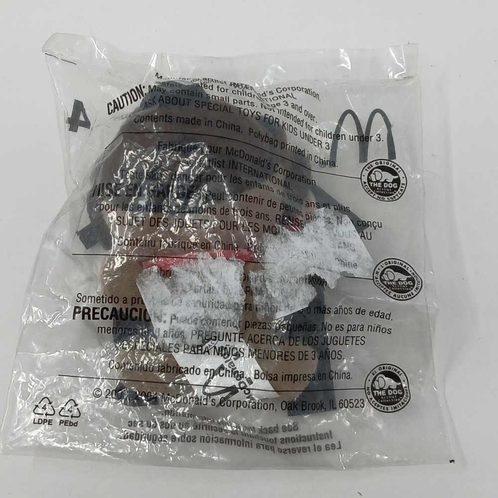 2003 - 2004 The Dog McDonalds‎ Happy Meal Plush Toy - Pug #4, Sealed - Picture 2 of 4